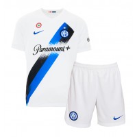 Dětský fotbalový dres Inter Milan 2023-24 Venkovní Krátký Rukáv (+ trenýrky)